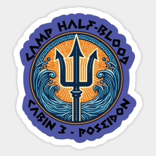 Cabin 3 Poseidon V9 Sticker